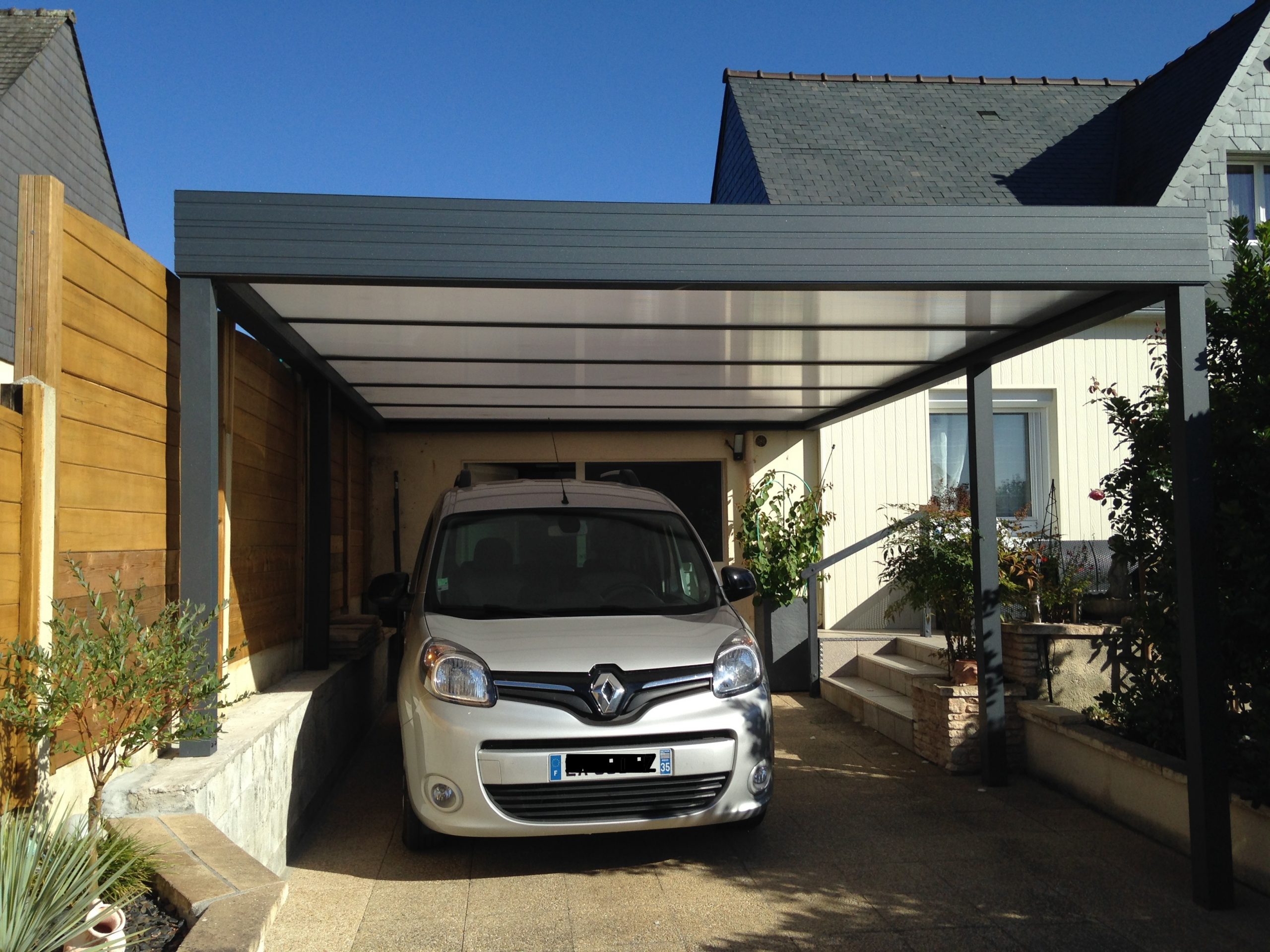 Carport aluminum : votre abri de voiture sur mesure - Photo Carport 1 ScaleD