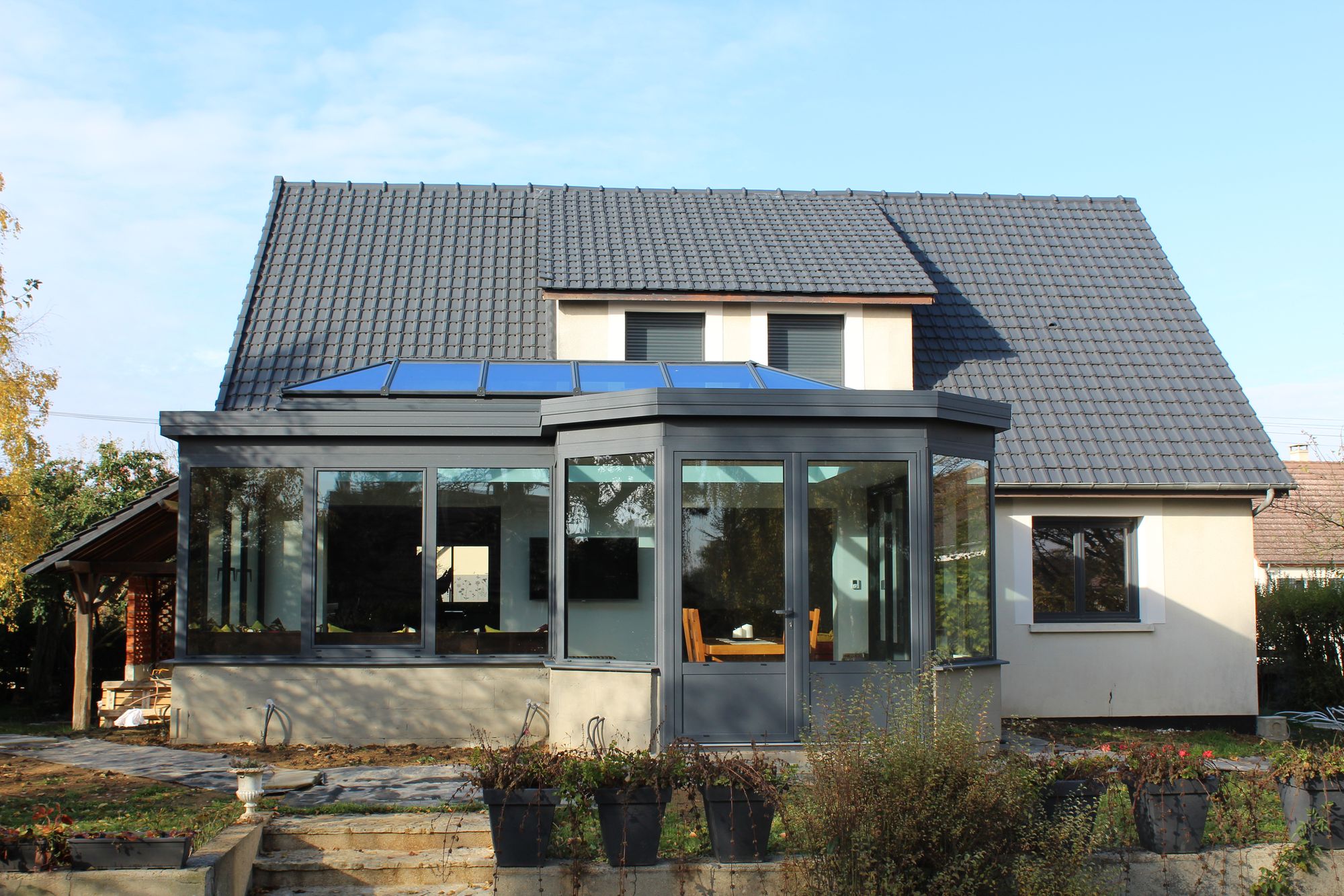 Photo Extension Toit Plat Dome Lisieux 3