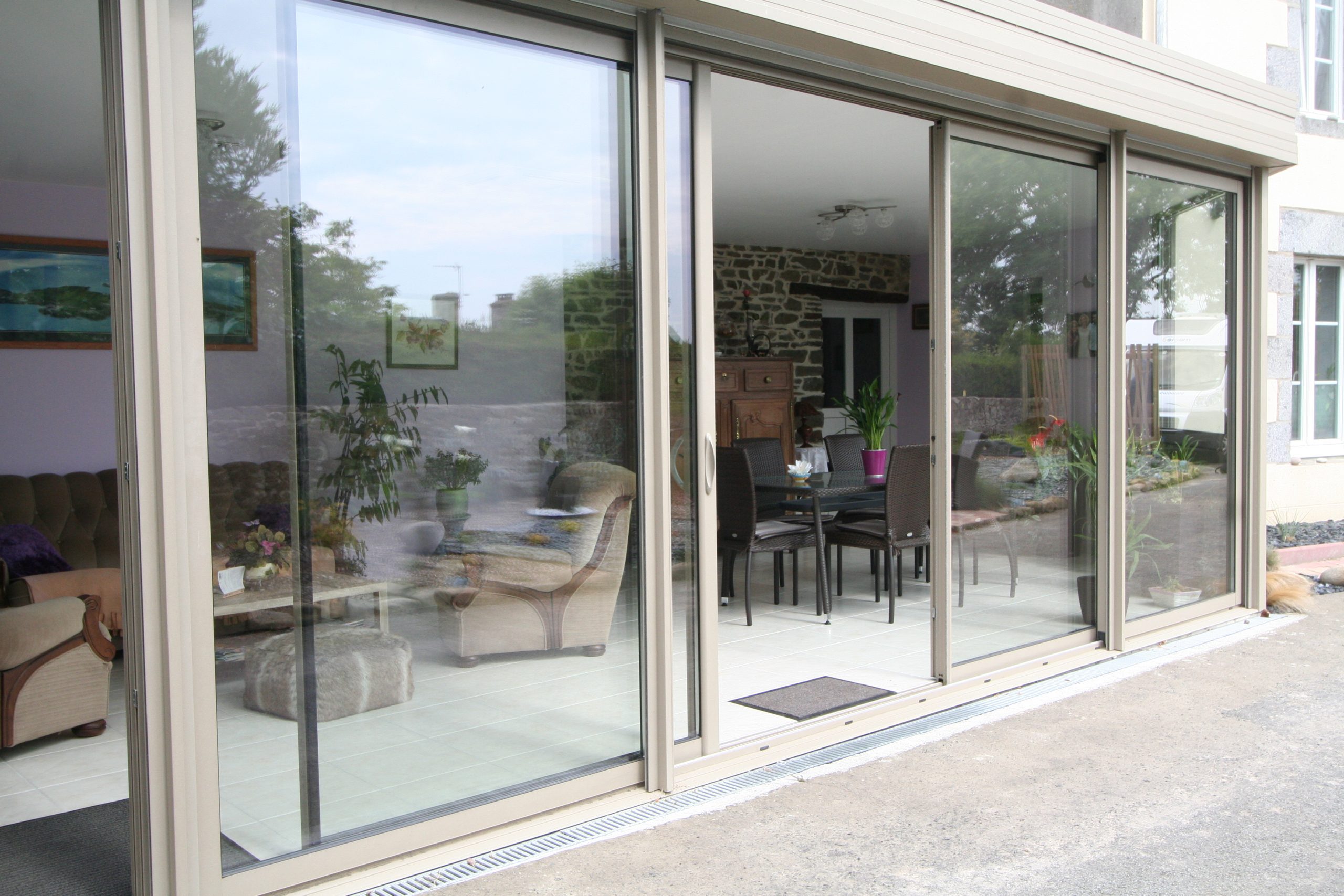 Photo Realisation Veranda Extension Granville Toit Plat Dune Binome 3