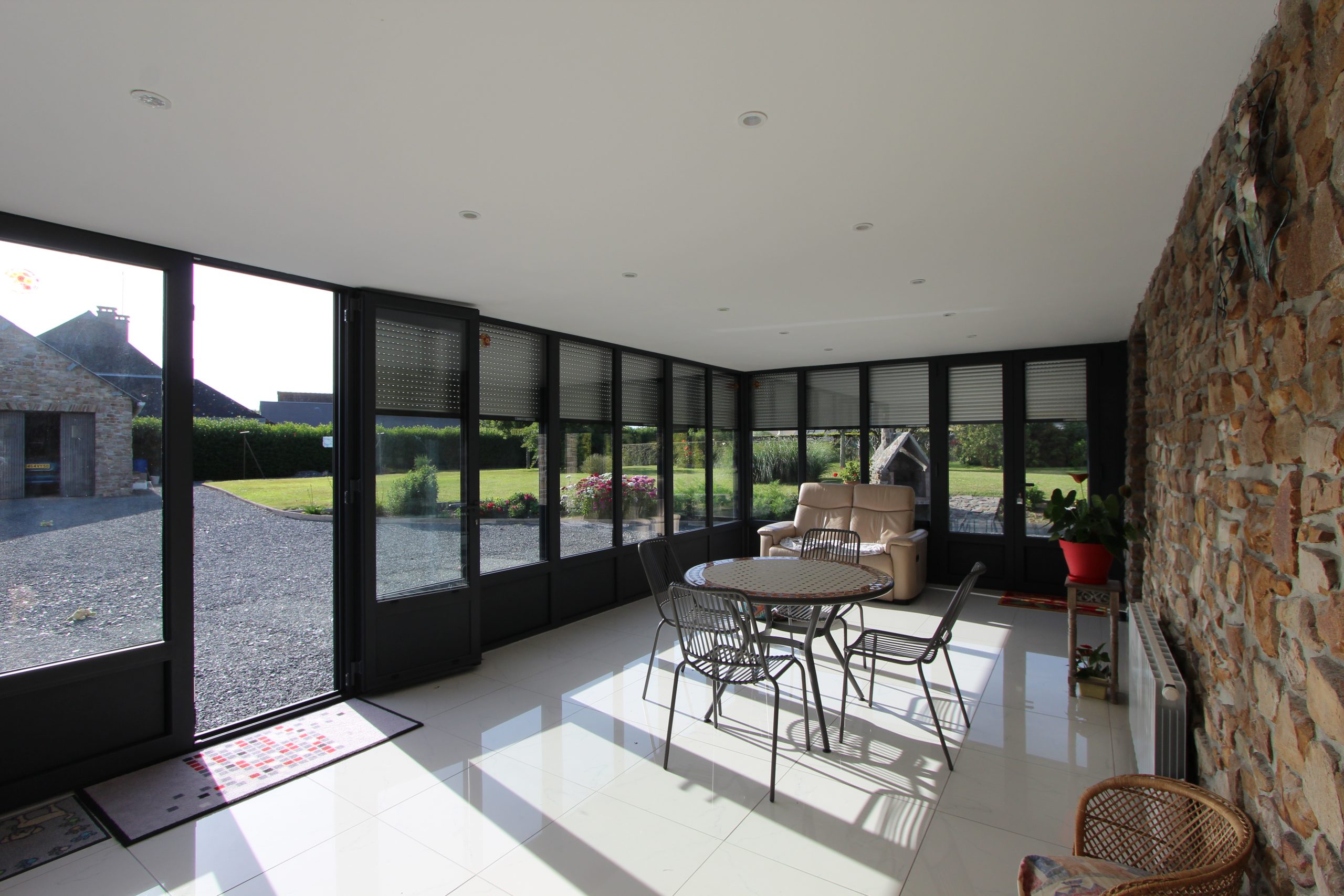 Extension Toit Plat Alu Bardage Coutances 1