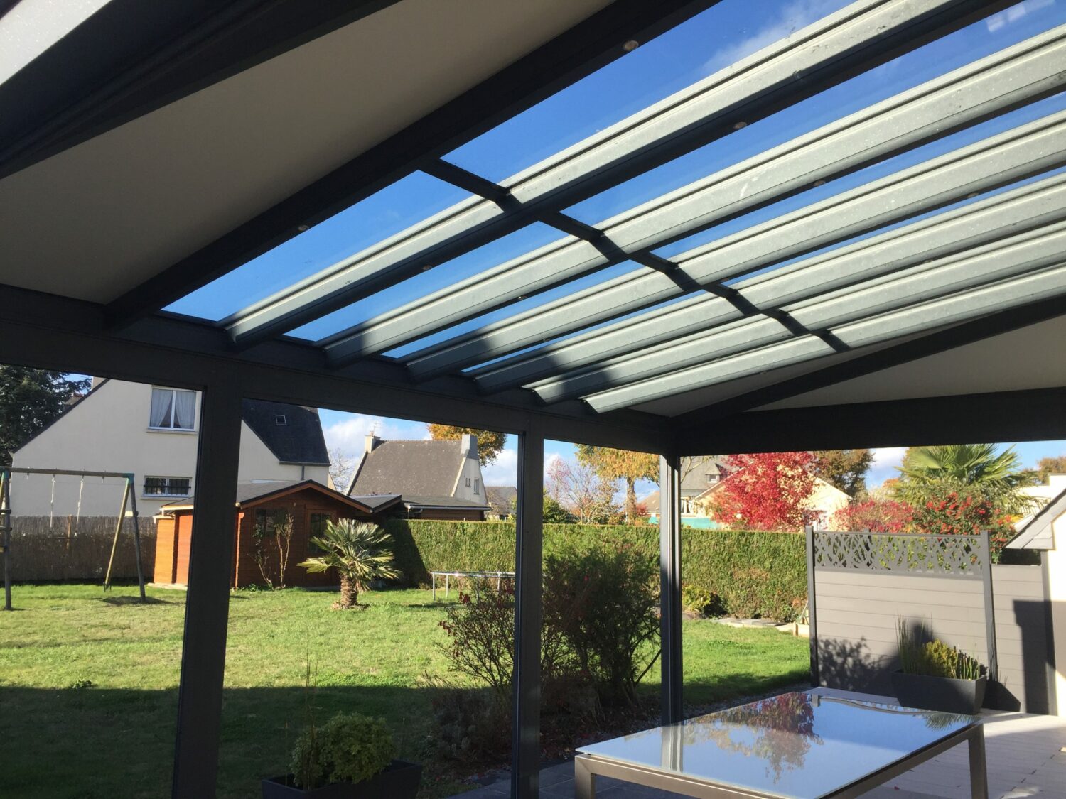 Pergola évolutive avec stores à Rennes