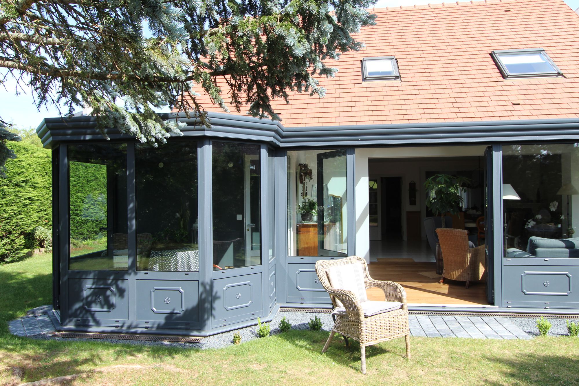 Photo Veranda Moderne Decoration Caen 2