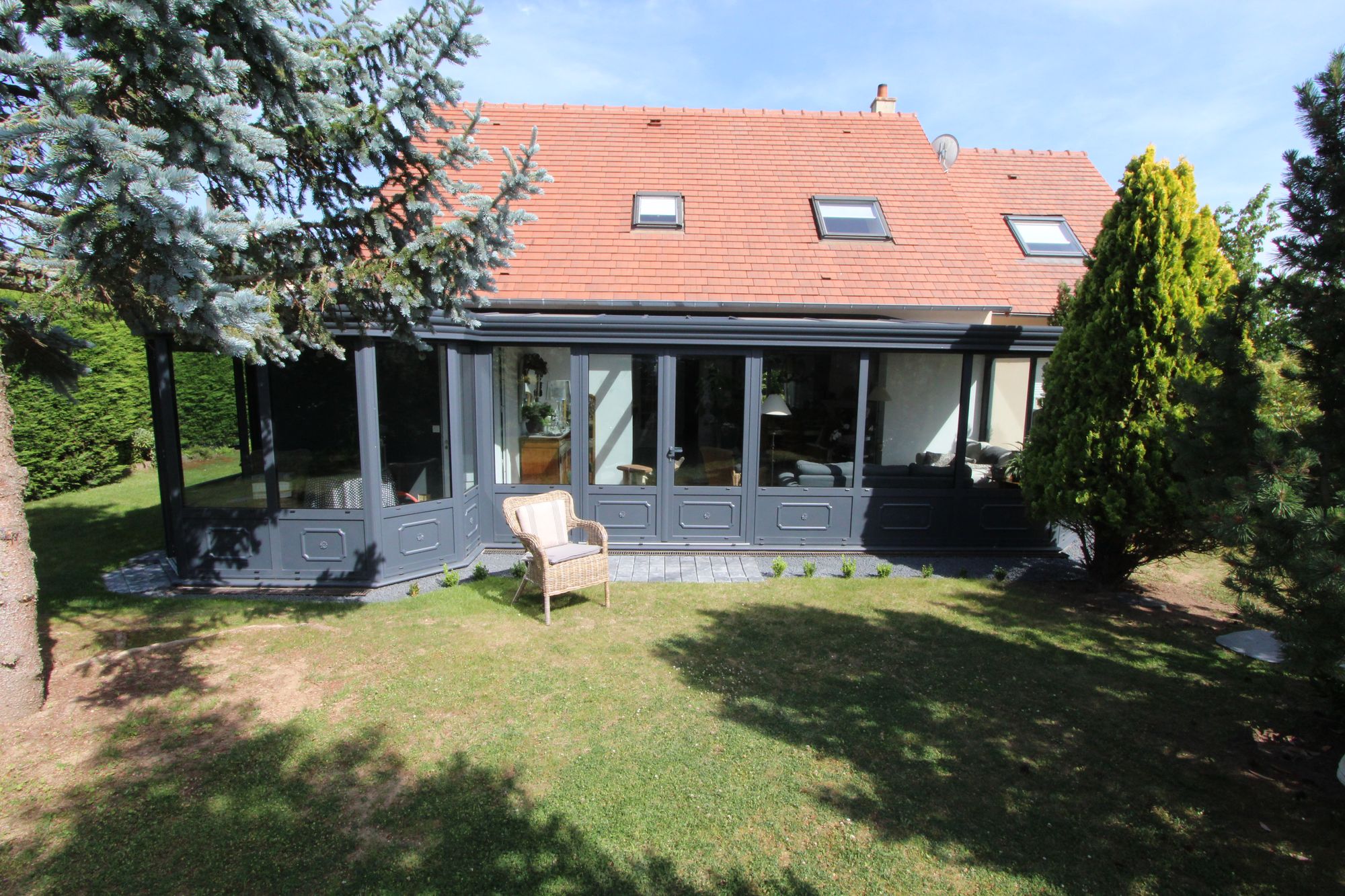 Photo Veranda Moderne Decoration Caen