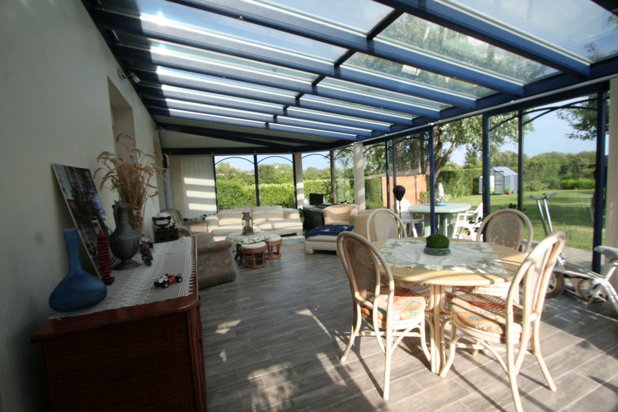 Veranda Granville Verriere Bleue 2