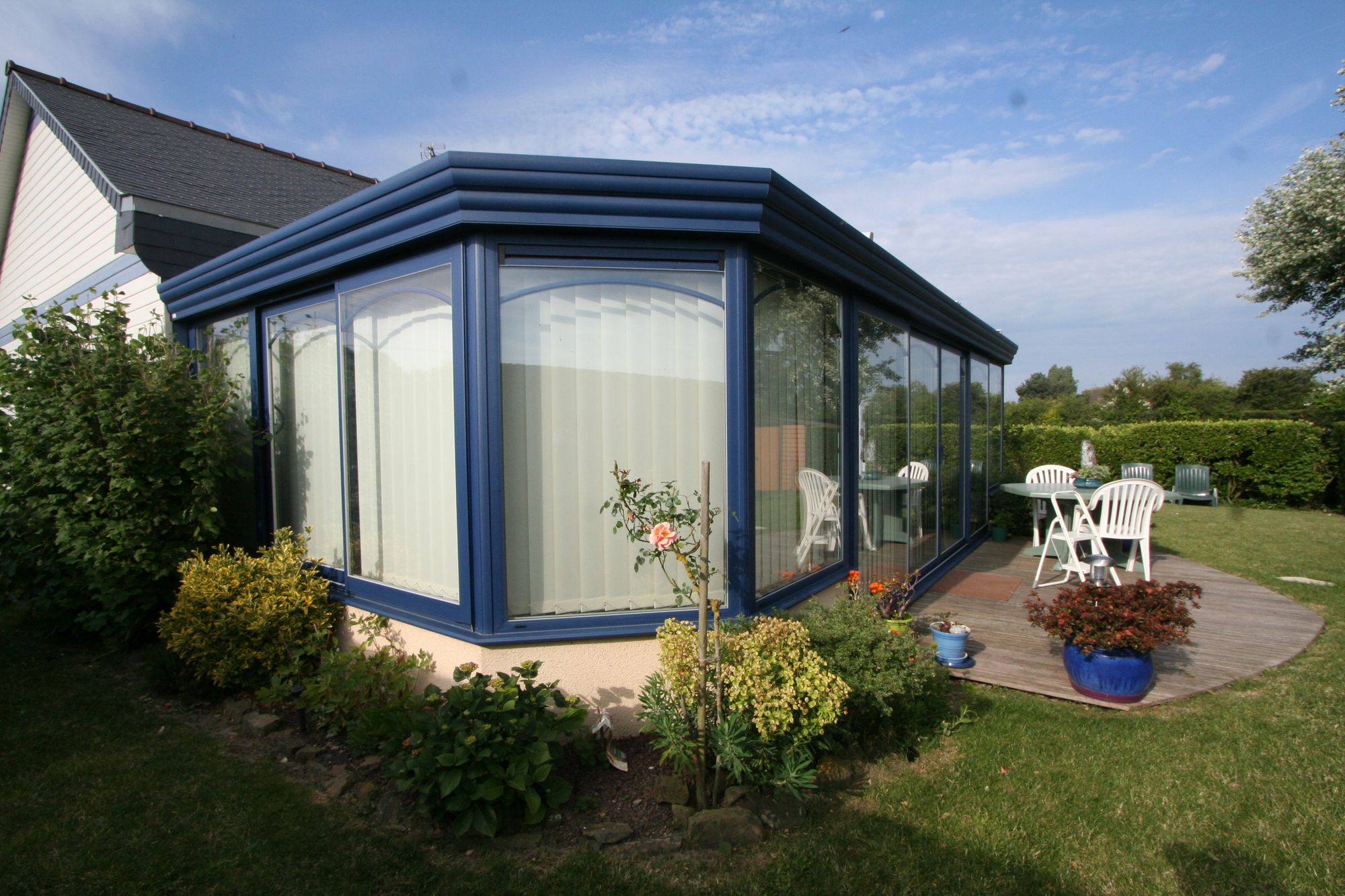 Veranda Granville Verriere Bleue 5