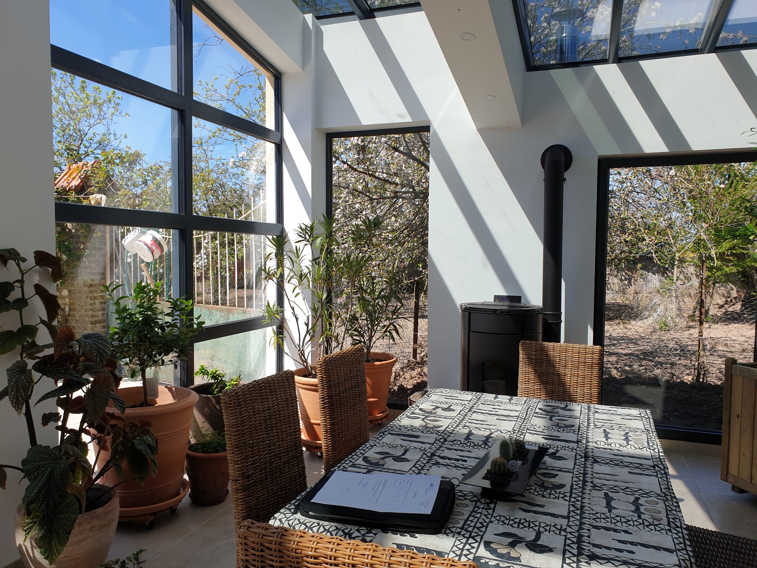 menuiserie alu toiture verre