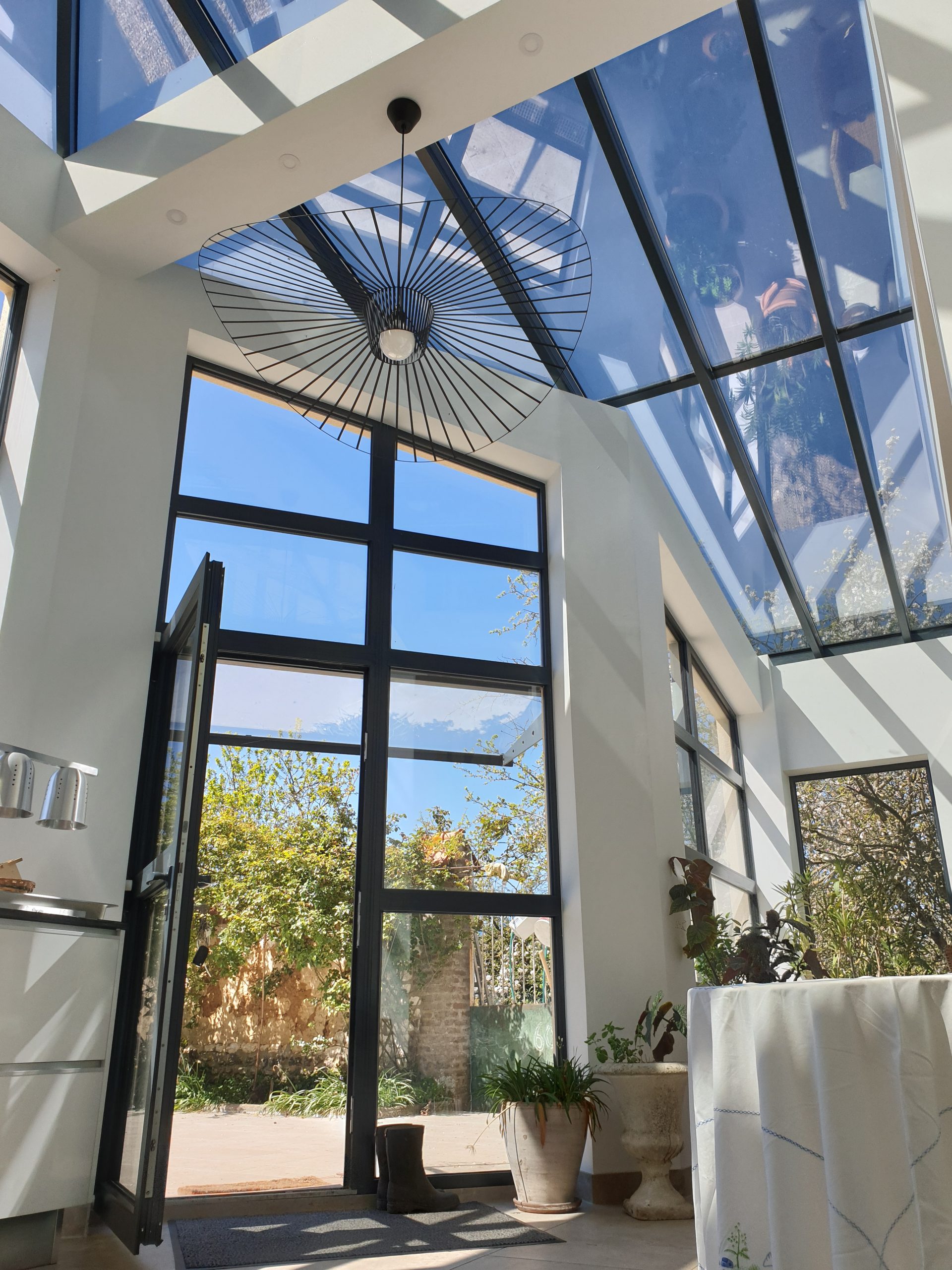 menuiserie alu toiture verre