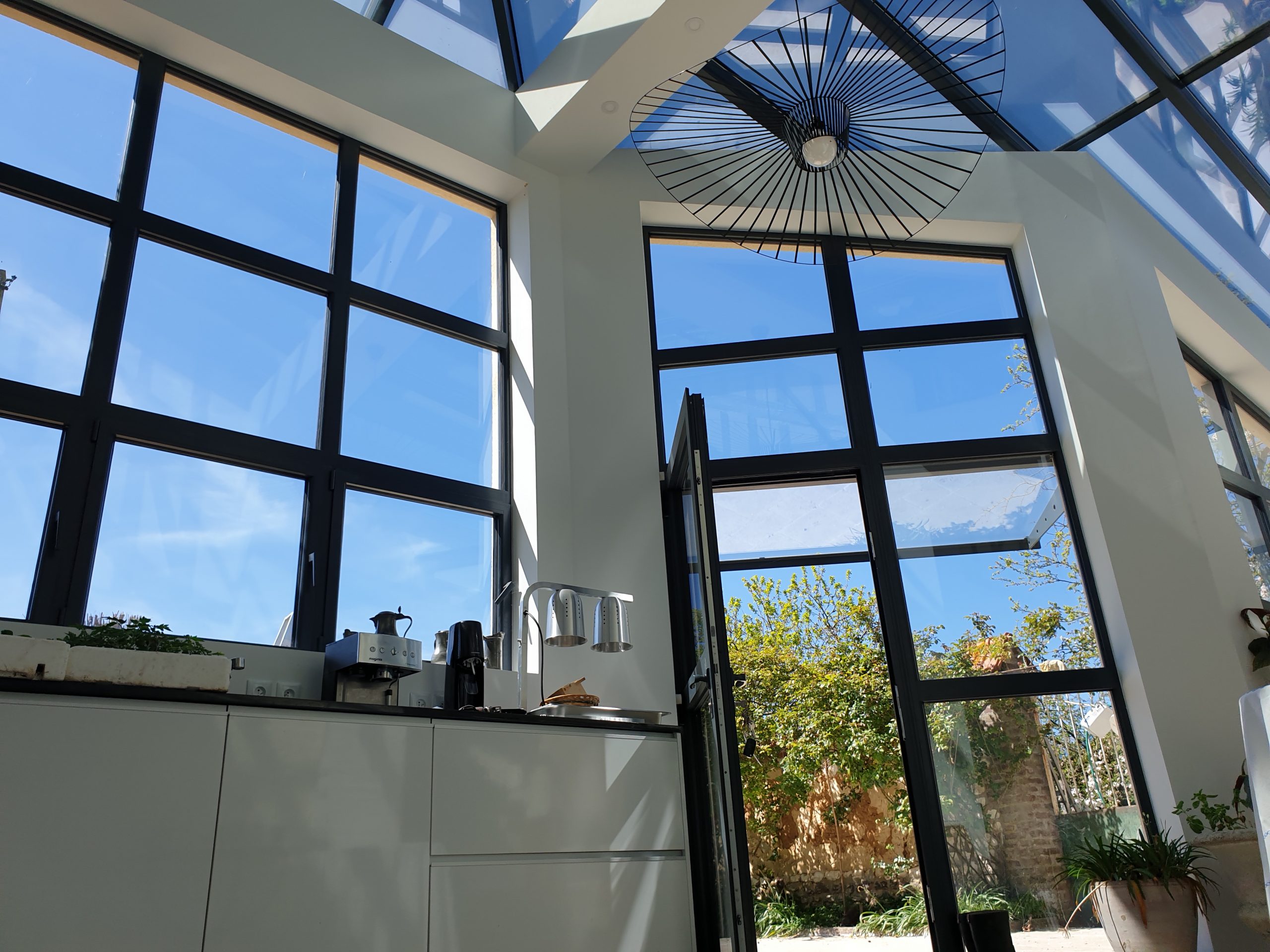 menuiserie alu toiture verre