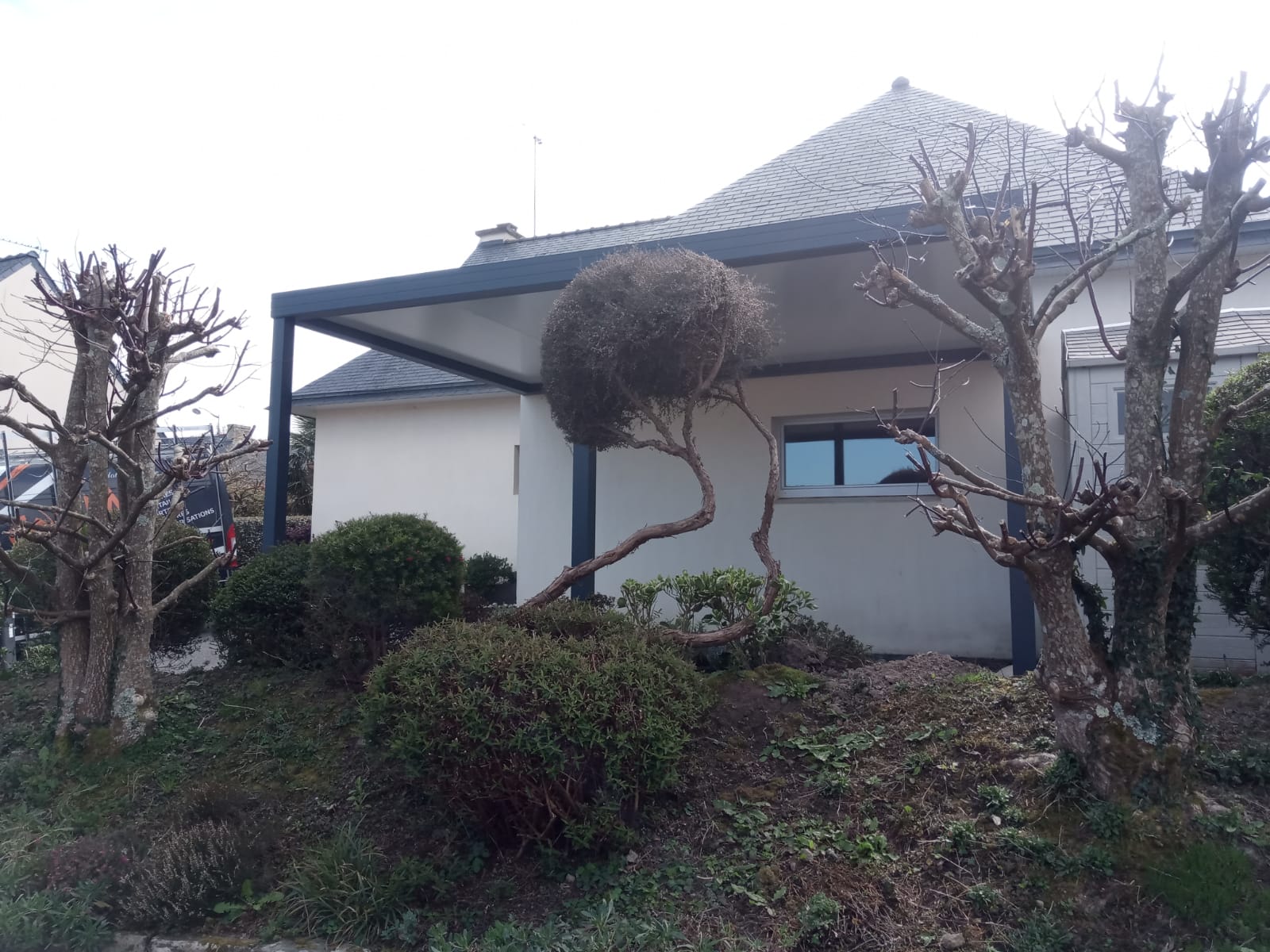 Carport alu adossé vendome