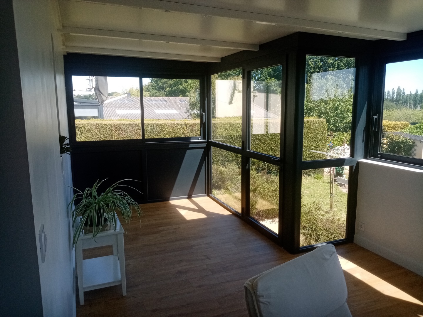 installation veranda photo interieur deco matignon bretagne