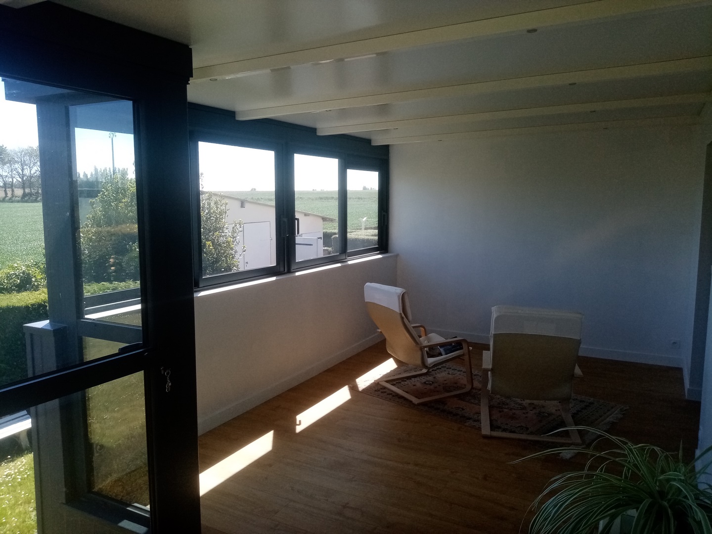 interieur veranda fini toit plat