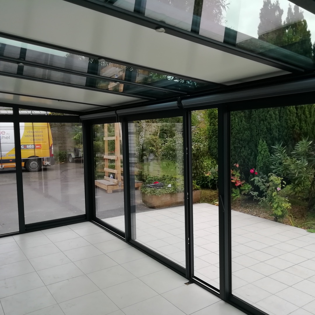 restaurer vielle veranda Saint Malo Après vue intérieur