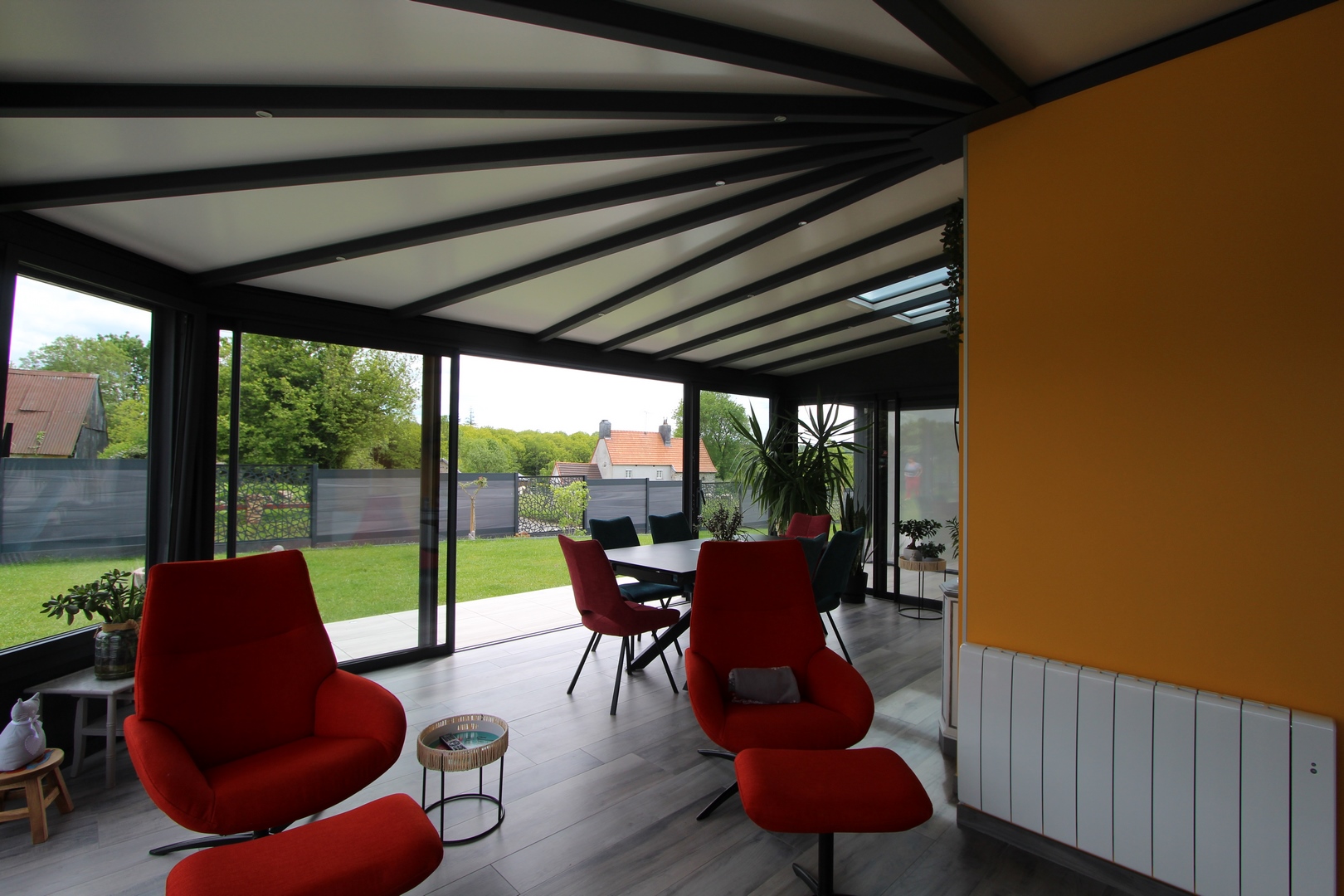 Decoration Veranda Binome Extension Toiture Rayonnante