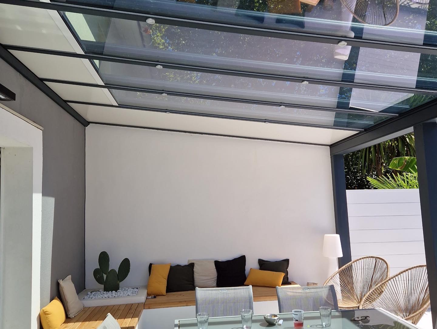 Pergola Abri De Terrasse Binome 64 Anglet Bayonne Nouvelle Aquitaine Toiture Vitree