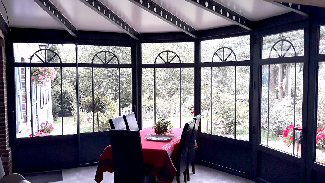 Veranda Style Industriel Binome 61