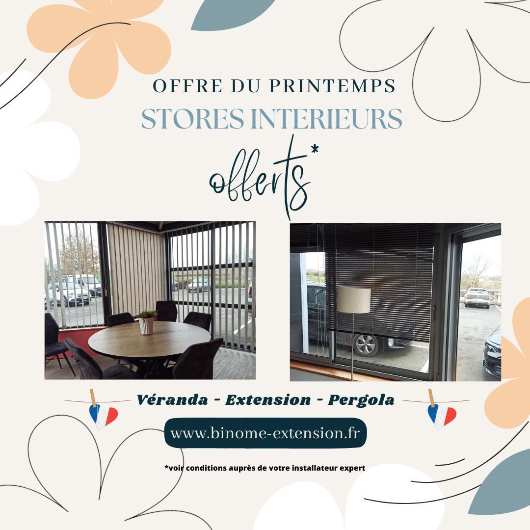 PROMOTION PRINTEMPS – STORES OFFERTS