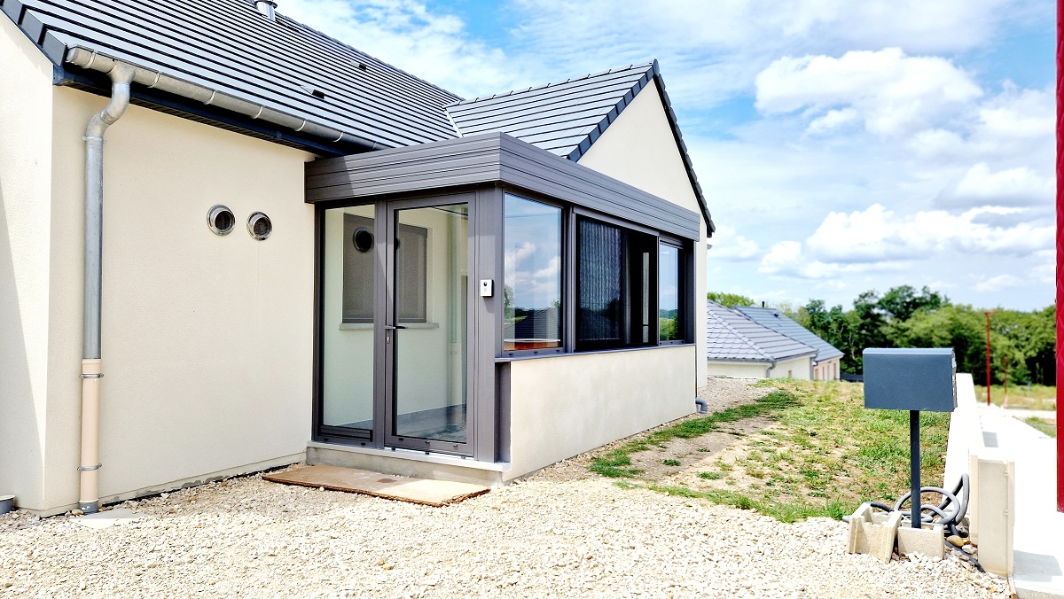 Création d’un SAS d’entrée sur maison neuve (Doubs)