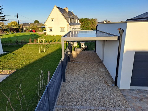 Abris Voiture Carport 22 Cote Armor Binome Extension