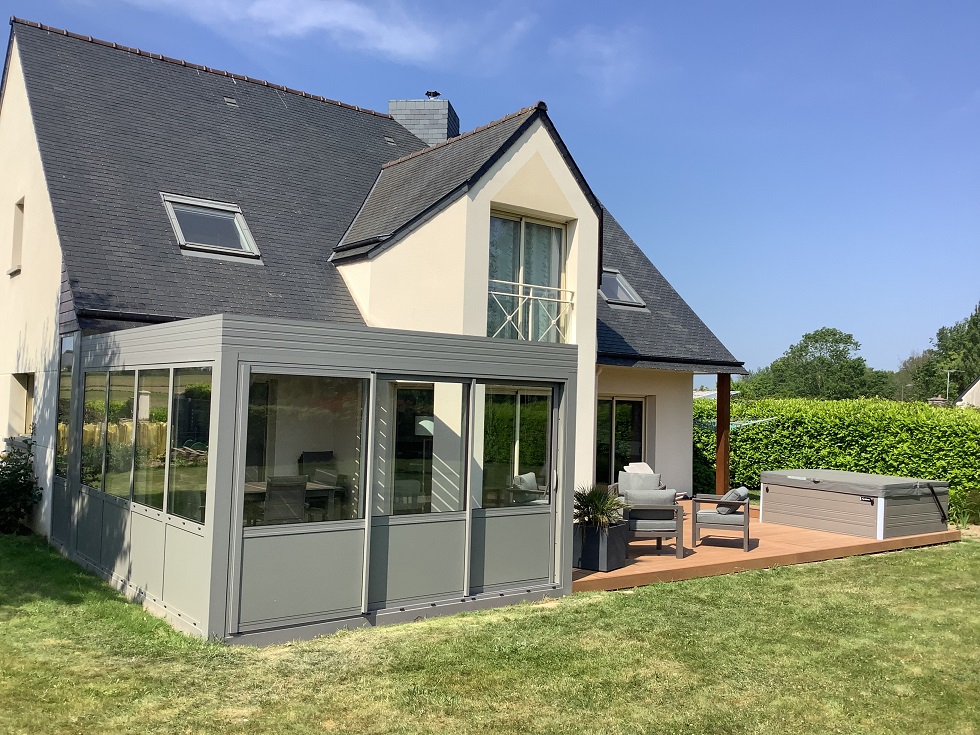 Pergola Bioclimatique 22 Cote Armor Binome Extension