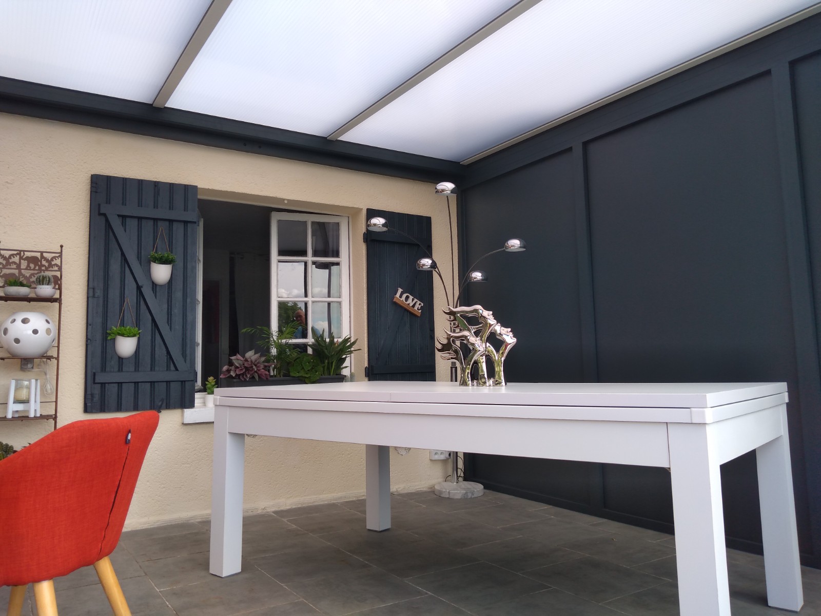 terrasse couverte structure alu veranda francaise binome extension