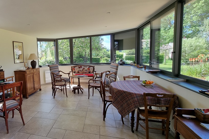 Binome Extension Veranda Victorienne Flers Orne Interieur Toit Plat