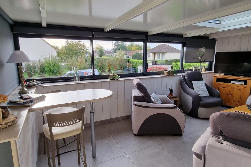 Veranda Sur Terrasse Flers 61 Normandie Binome Extension