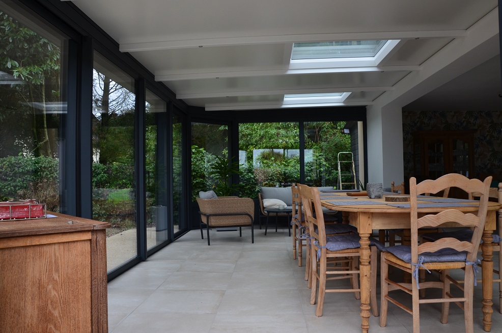 La Havre Veranda Extension Binome Toit Plat