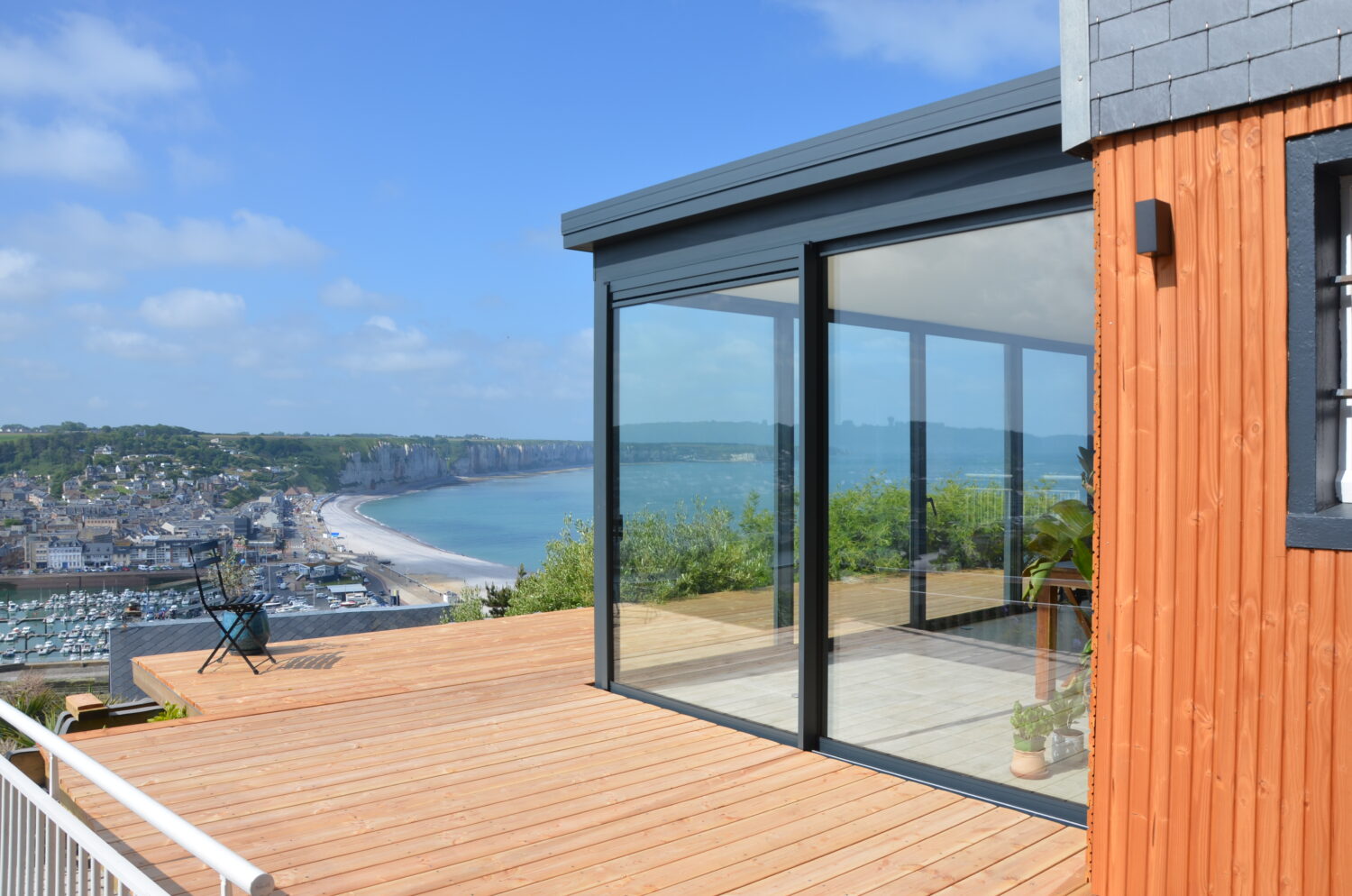 Extension aluminium avec vue panoramique – Fécamp (76)