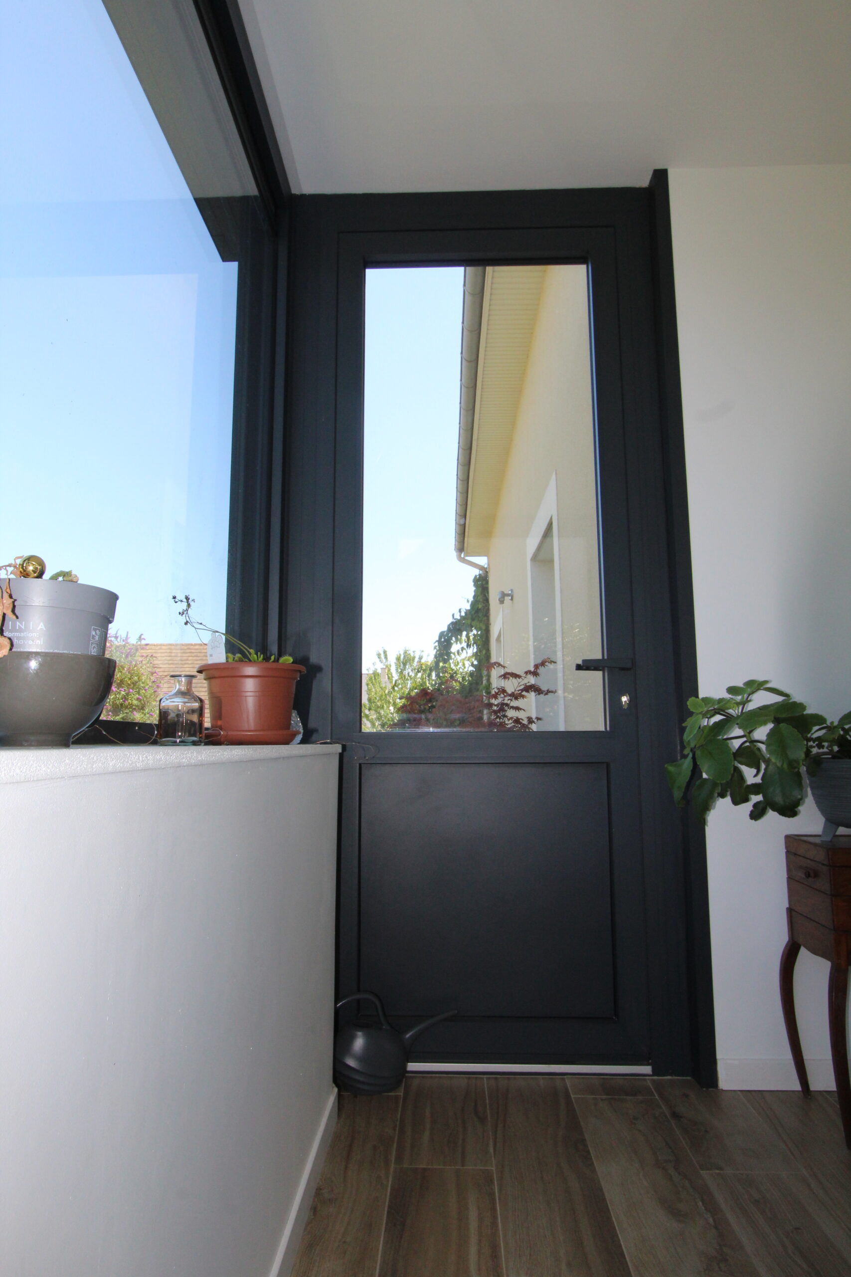 extension maison salle a manger porte