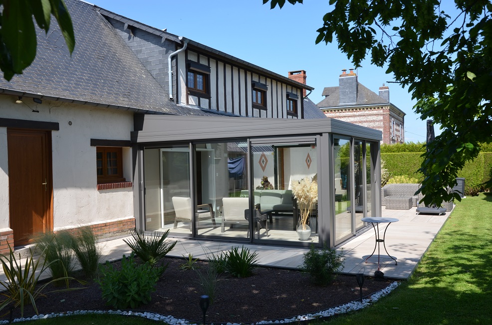Veranda Sur Terrasse Le Havre Binome Extension